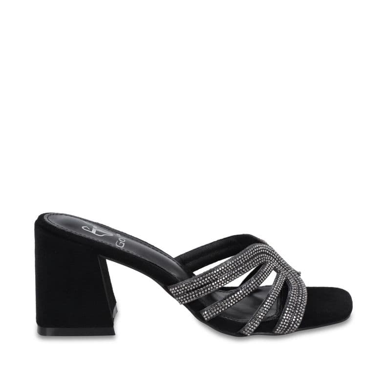 Sandalia Taco Negra Mujer 35135 Gotta Negro CL 36