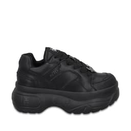 Zapatilla Plataforma Cuero Negra Mujer 9724A23 Gotta Negro CL 35