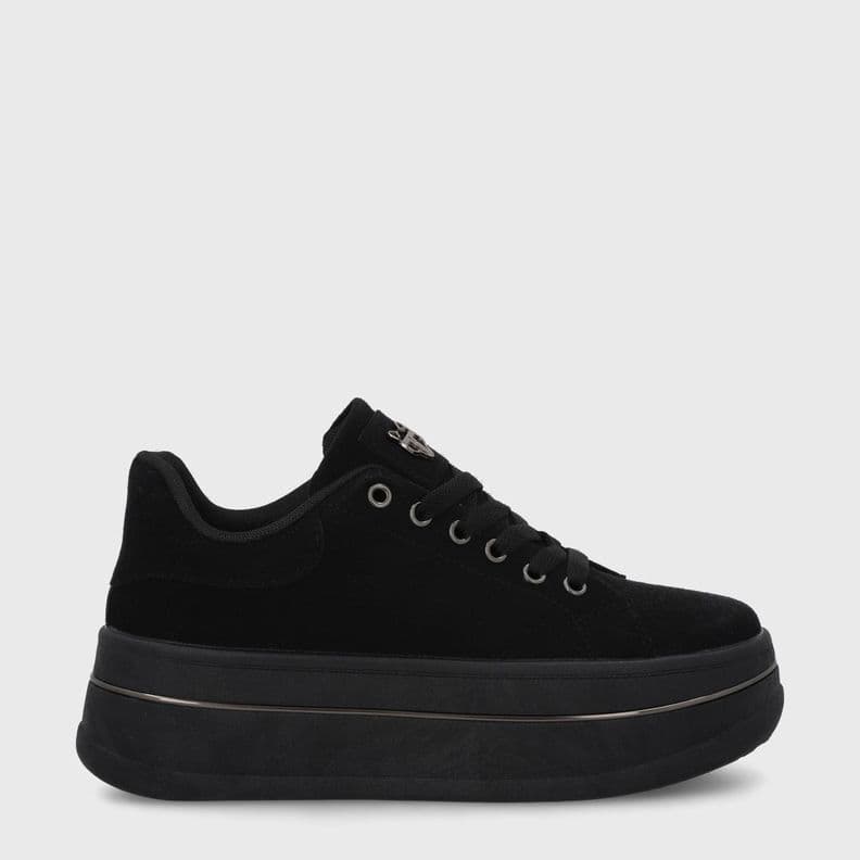 Zapatilla Plataforma Negra Mujer 58011 Gotta Negro 39