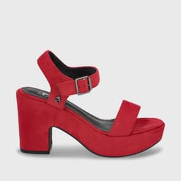 Sandalia Plataforma Roja C5473 Gotta Rojo 35