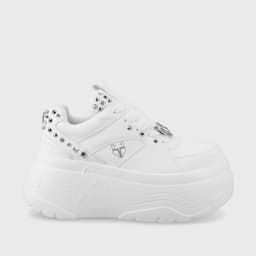 Zapatilla Plataforma Blanca Mujer 43062 Gotta Blanco CL 38