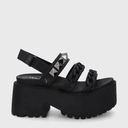 Sandalia Plataforma Negra Mujer 15675 Gotta Negro CL 35