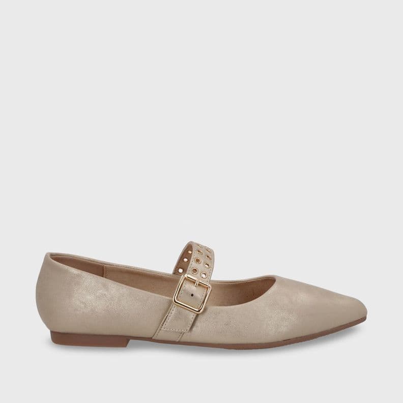 Ballerina Plano Oro Mujer 54011 Gotta Dorado 35