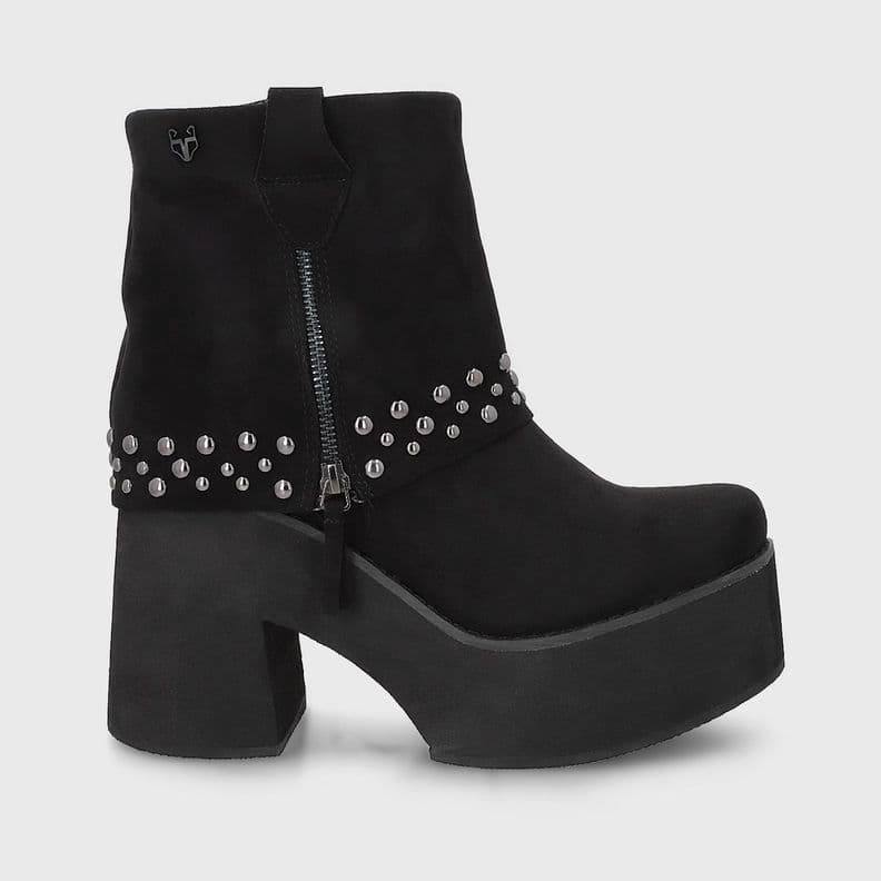 Botin Plataforma Negro Mujer 15045 Gotta 40