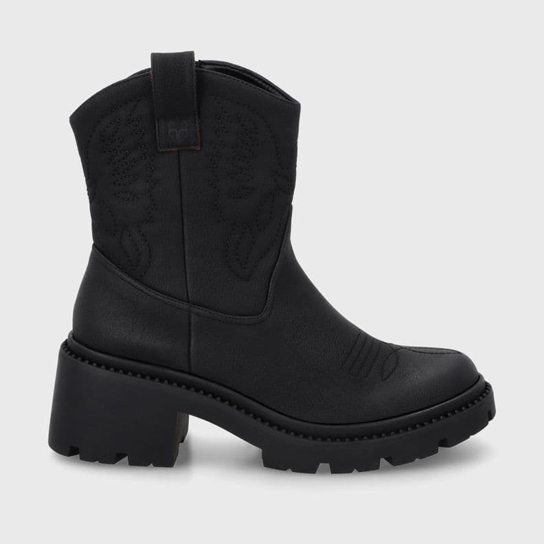 Botin Taco Negro Mujer 45745 Gotta CL 35