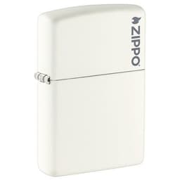 ENCENDEDOR ZIPPO 214ZL CLASSIC WHITE MATTE WITH ZIPPO LOGO Blanco/Gris
