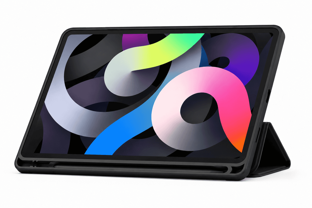 Funda Carcasa Smart Cover Con Ranura Compatible Con Samsung Tab S9 Fe 10.9 Negro