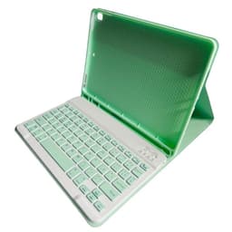 Funda Con Teclado Verde Compatible con iPad 7ma/8va/9na 10.2 Espanol
