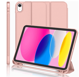 Carcasa Smart Cover Con Ranura Compatible Con iPad Air 11 M2 2024 Rosado