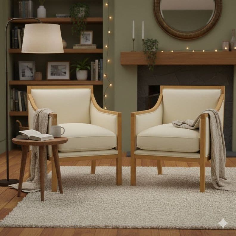 Juego Sitiales Geirge Beige