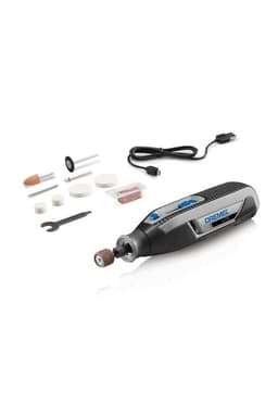 Dremel Lite Multiproposito A Bateria 10 Accesorios Gris 25