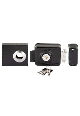 CERRADURA SOBREP POLI ROBBUSTA 7300 ANTIP C/CAJA NEGRO