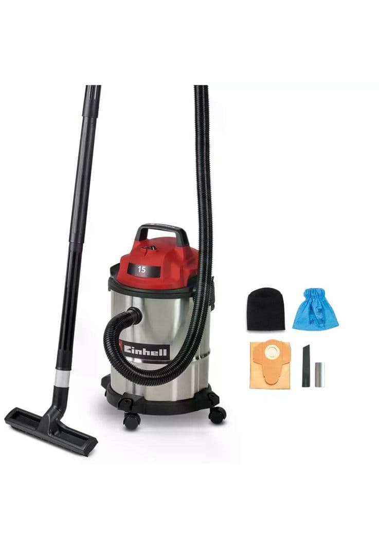 ASPIRAD EINHELL POLV/AGUA TC-CV 15-40 900W 2347405 Plateado
