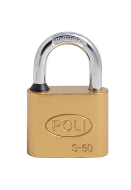 CANDADO POLI S 50MM BRONCE