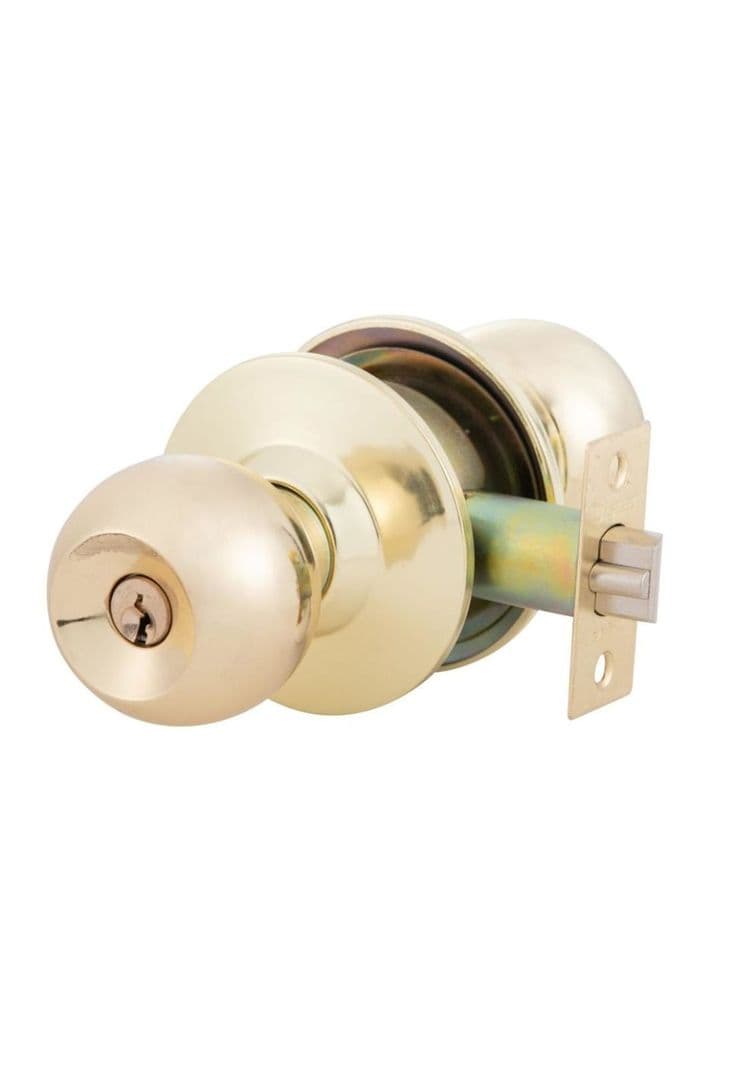 CERRADURA CILINDRICA OISTER 101 DORMITORIO BRONCE PULIDO