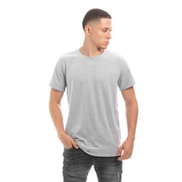 POLERA HOMBRE CUELLO REDONDO MANGA CORTA GRIS S