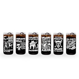 DeBI TiRAR MaS VaSOS - Juego de 6 Vasos - 500 ml Blanco