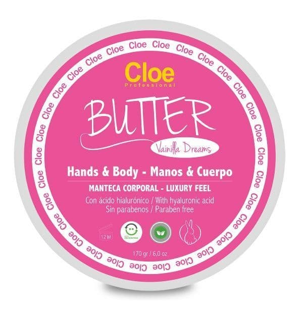 Crema Manos y cuerpo Butter Vainilla Dreams Cloe 170GR