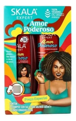 KIT SHAMPOO Y ACOND AMOR PODEROSO SKALA EXPERT 650ML