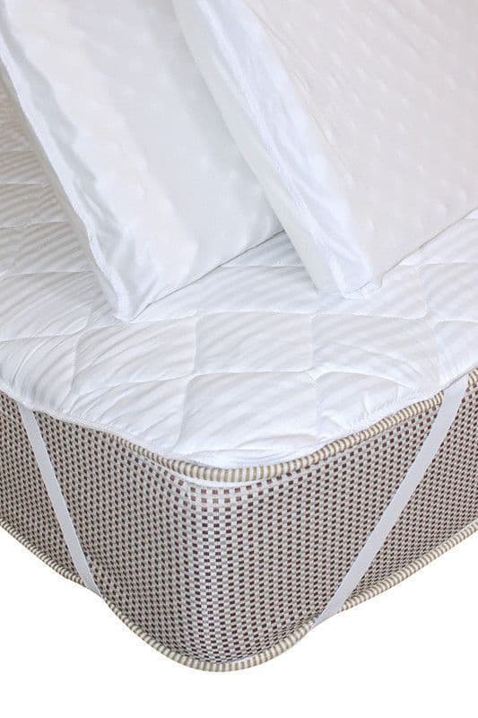 Cubrecolchon Keyhome - 1 Plaza - Mf/Tnt 90gr Blanco