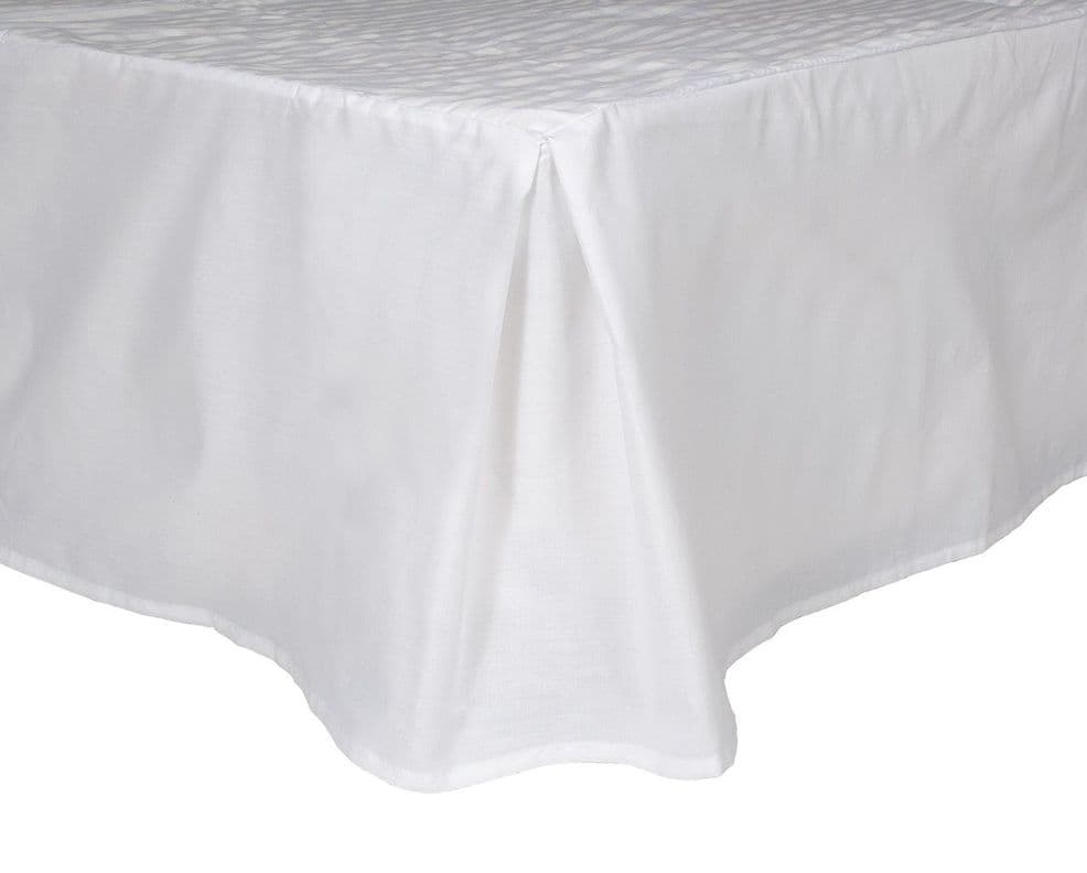 Faldon Keyhome 1.5 Plaza 144 Hilos - Color Blanco