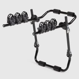 Portabicicletas trasero para 3 bicicletas Negro