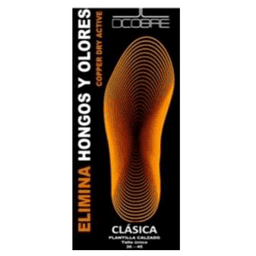 Pack 6 Plantillas Cobre, evita infecciones Negro