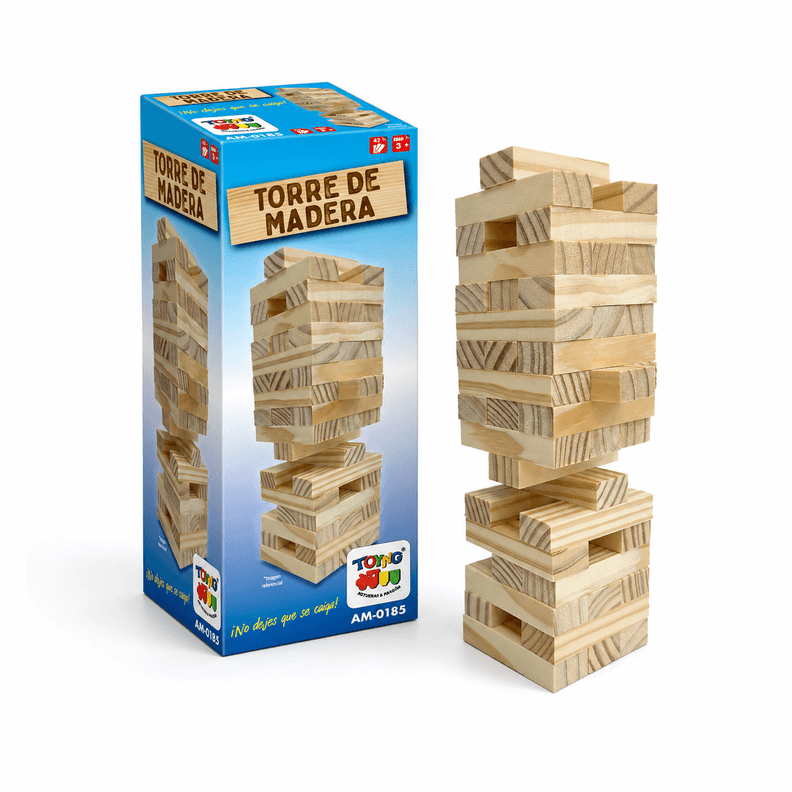 Juego de Mesa Torre Madera Chica - Toyng
