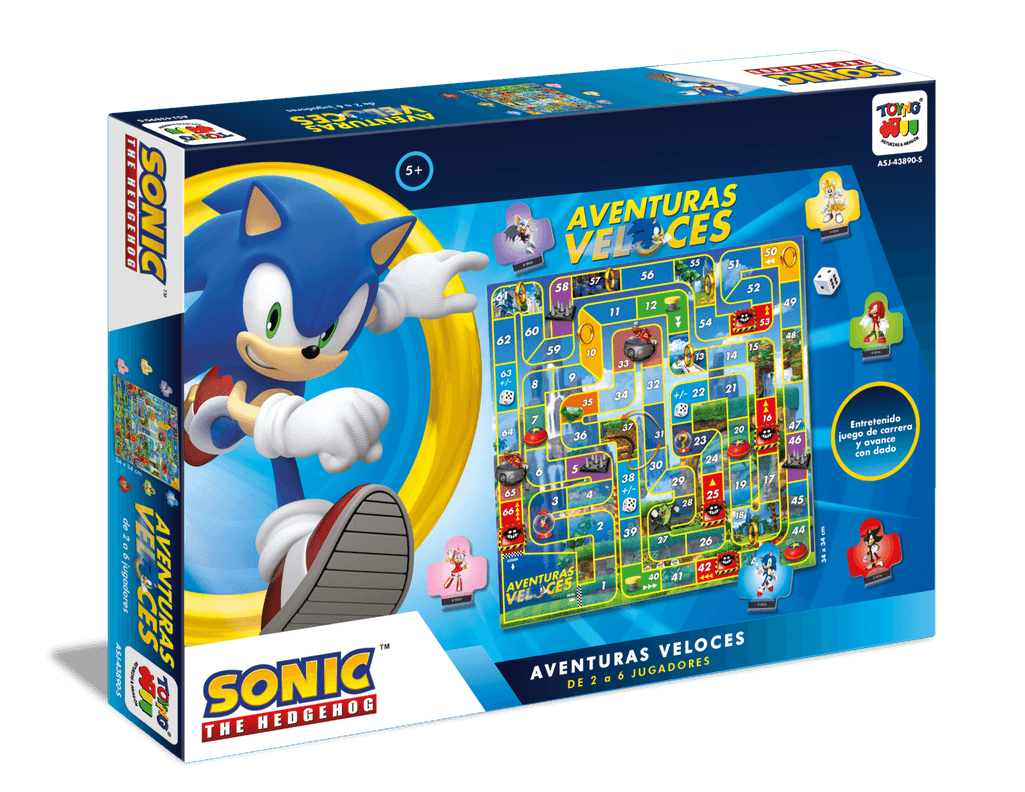 Juego de Mesa Aventuras Veloces Sonic - Sonic