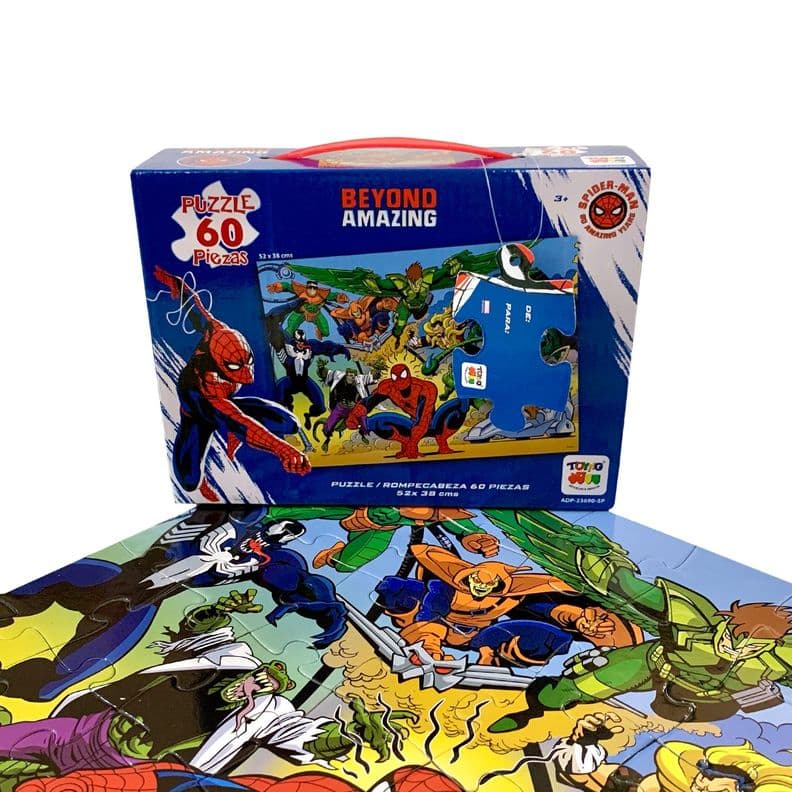 Puzzle Rompecabezas Mod Maleta (60 Piezas) - Spiderman