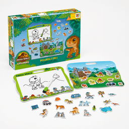Juego Educativo Pizarra 2 En 1 - Jurassic