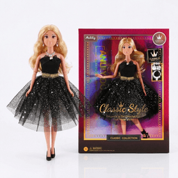 Juguete Muneca Vestido Negro - Toyng