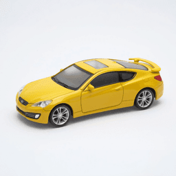 Auto Genesis Coupe - Welly Amarillo