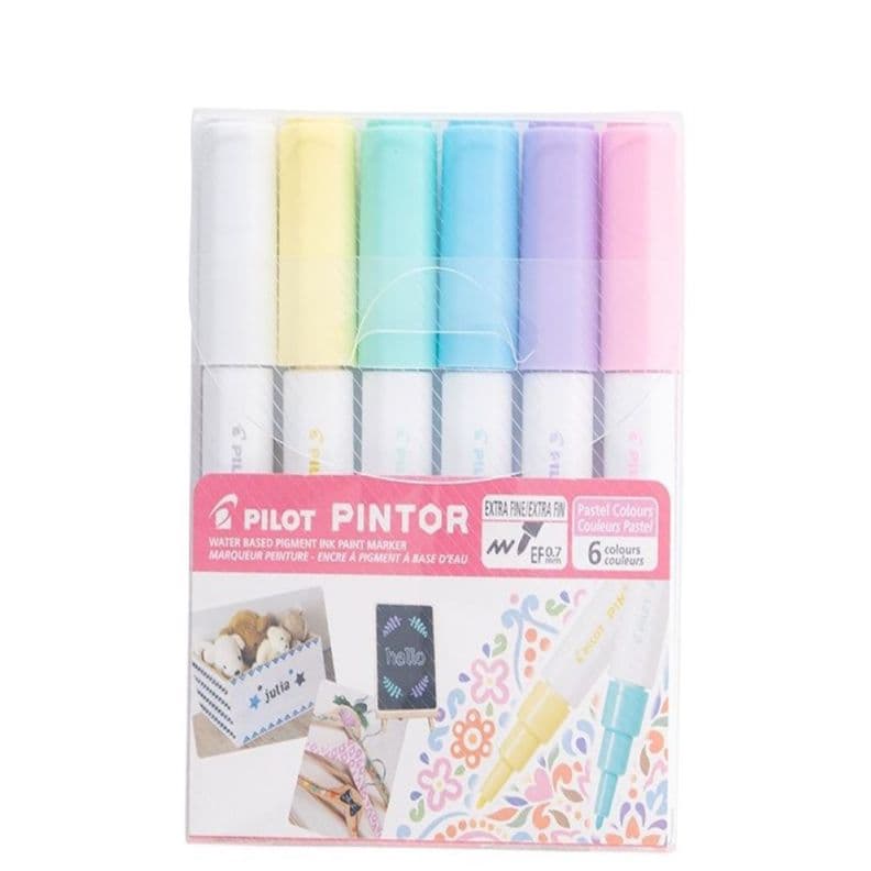 Pintor Set Pastel Punta Extra Fina 6 un.