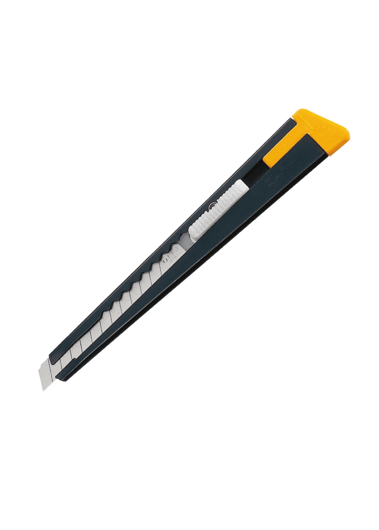 CUCHILLO MEDIANO METALICO CON SEGURO AUTOMATICO