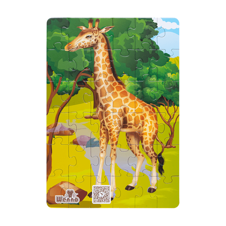 Puzzle Jirafa 36 piezas + Figura