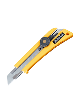 CUCHILLO INDUSTRIAL CON INCRUSTACION ANTIDESLIZANTE Y SEGURO MANUAL