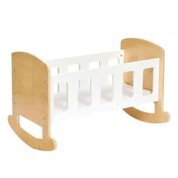 Cuna Muneca Madera Blanco