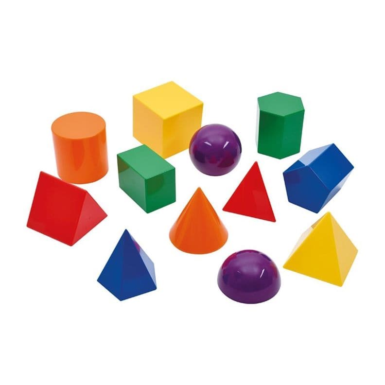 Cuerpos Geom tricos 3D Pl stico 12 un
