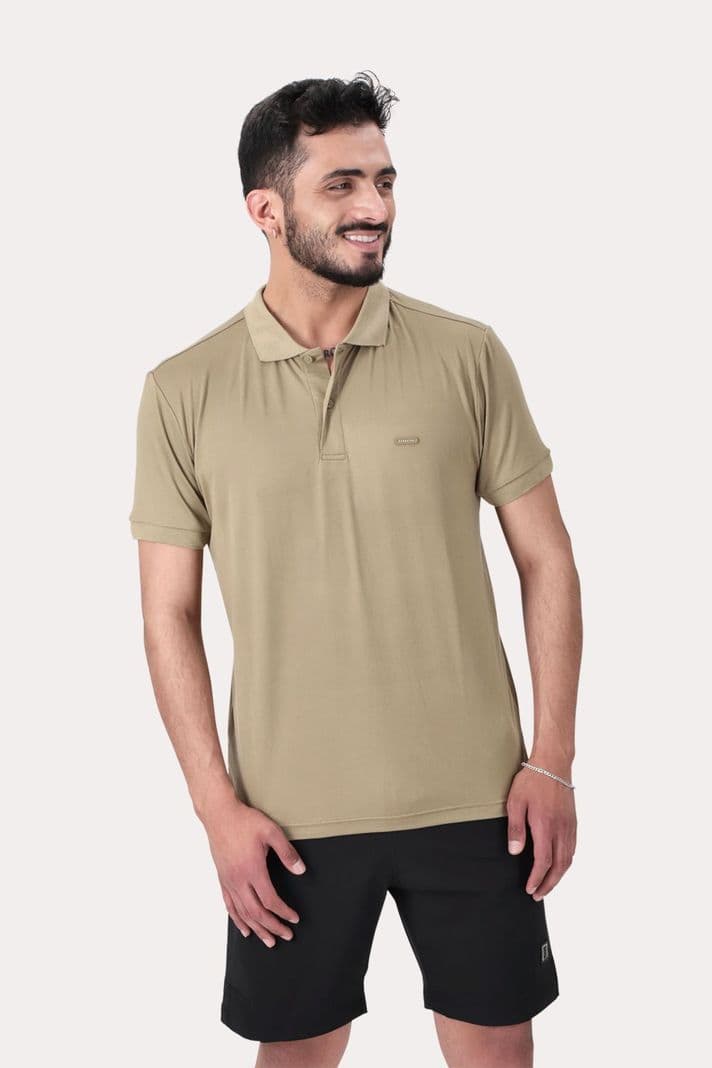 Polera Polo Pulaski Cafe Claro M