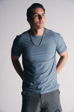 Polera Mc Dry Azul L