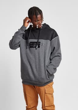 Poleron Hoodie Plush Grafito Gangster Gris S