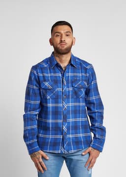Camisa Lumberjack Azul Gangster S