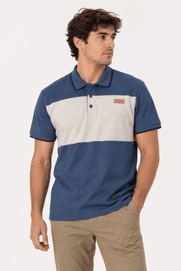 Polera Polo Destroy Azul Gangster S