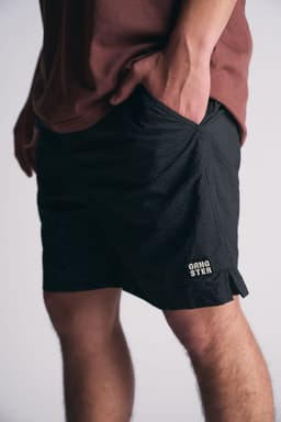 Traje De Bano Textura Liso Craft Negro M