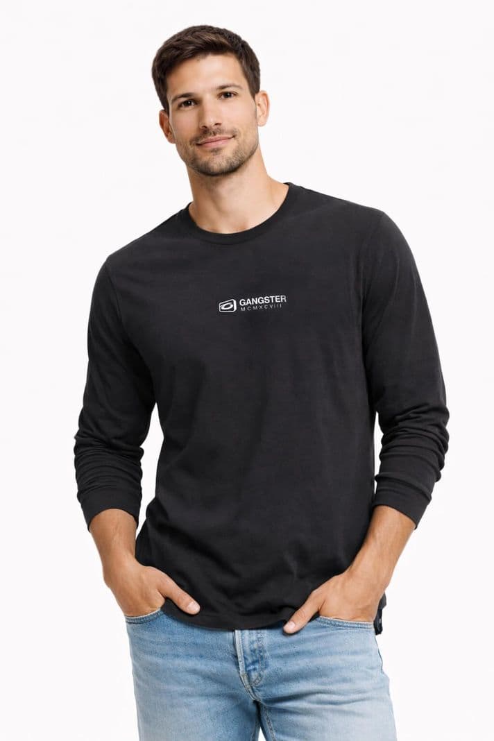 Polera ML Field Negro M