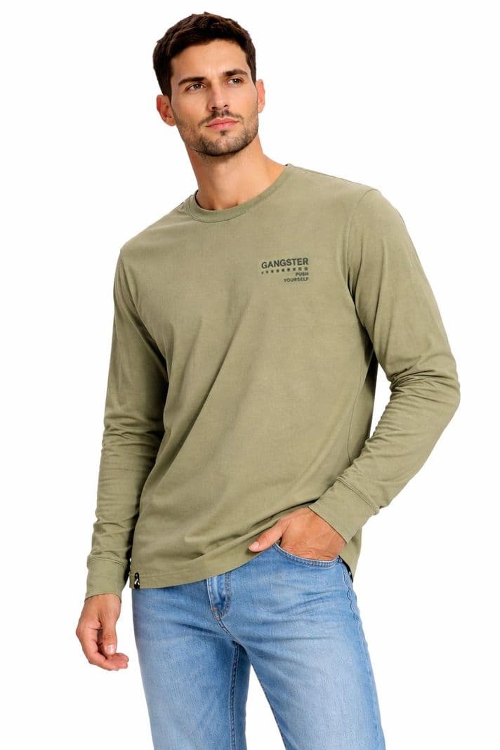 Polera ML Field Verde Oliva M