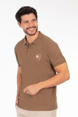 Polera Polo Gallery Marron Cafe XL