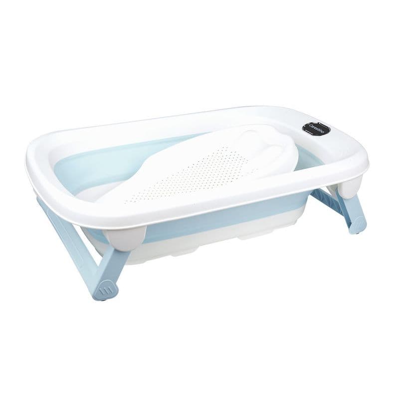 Tina Plegable con Soporte Maui 40L Celeste