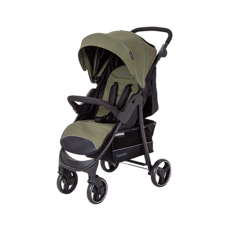 Coche Carestino City V3 + Accesorios Verde Militar